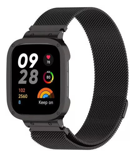 Correa De Malla Milanese Para Redmi Watch 3 Lite Y 3 Active