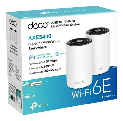 comprar Tp-link Deco Xe75 Pro Axe5400 Mesh Tri-band Wi-fi 6e (2-pack)