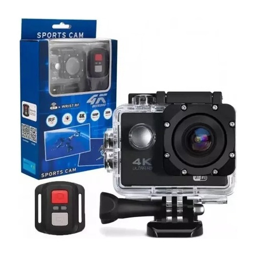 Cámara Sport Cam 4k 16mp Wi-fi Control Remoto