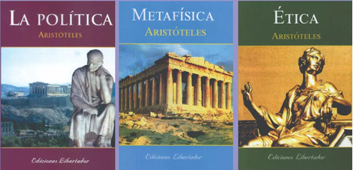 Libros Aristóteles Lote X 3 Libros Política Ética Metafísica