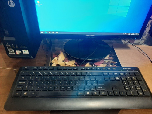 Imagem 4 de 5 de Pc Hp + Monitor + Mouse E Teclado + Ssd 240gb