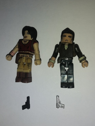 Nathan Drake Chloe Frazer Uncharted Minimates Loose Set 2 