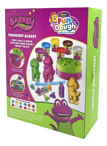 Barneys Set Plastilina Softee Dough Moldes Pasteleria / B Multicolor