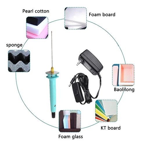 Electric Styrofoam Cutting Pen Tool Art Project Hot Pen 15cm