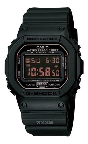 Reloj Casio G-shock Modelo Dw-5600ms-1d Agente Oficial