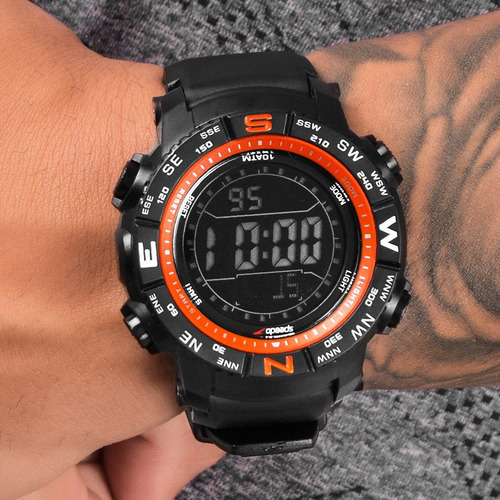 Relógio Masculino Speedo Digital Preto 81137g0evnp7