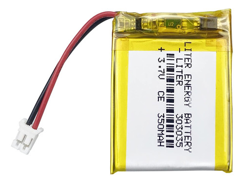 Litro 3.7v 350mah 303035 Lipo Batera Recargable De Iones De