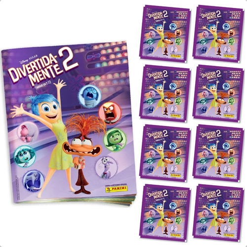 Kit 24 Figurinhas A01 A A24 Especiais Álbum Divertidamente 2