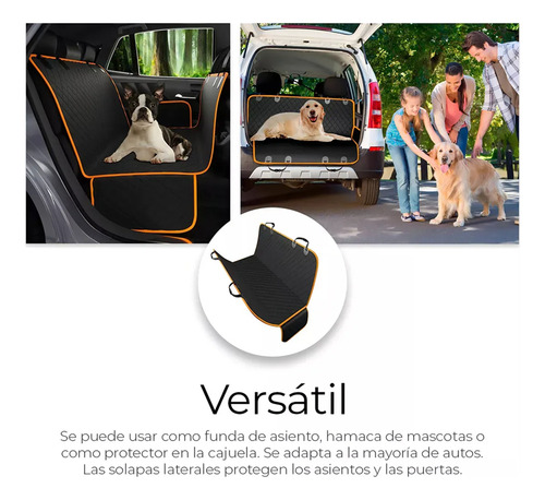 Funda Impermeable Protector Cubre Asiento Auto Perro Mascota