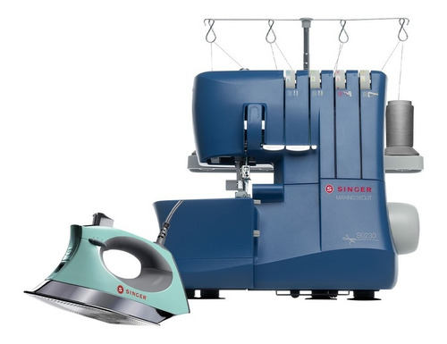 Imagen 1 de 5 de Overlock Doméstica Singer S0235 Y Plancha Steam Craft Plus