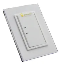 Comprar Llave De Luz Armada Un Punto Teclon Jeluz Cristal Platinum Color Blanco Corriente nominal 10 A Voltaje nominal 250V