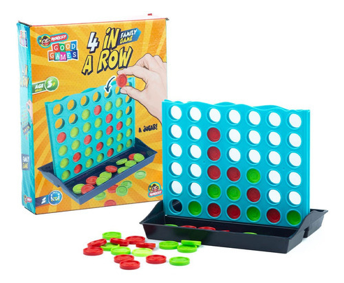 Juego De Mesa 4 En Línea Didáctico Viajero