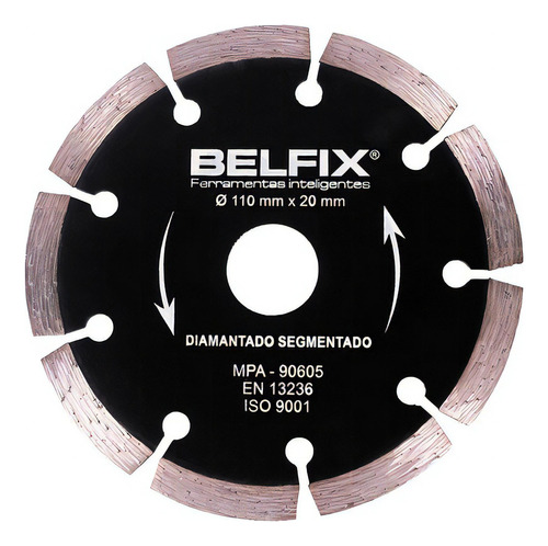 Disco Diamantado Segmentado 110 Mm - Belfix