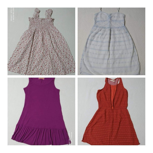 Lote 4 Vestidos Para Niña Talle 12