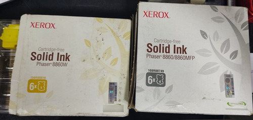 Tinta Sólida Xerox Original Lote Completo  Impresora 8860