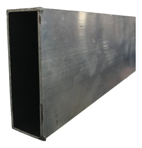 Perfil De Aluminio Natural Tubo 100x25x1,8mm Tira X 6mts