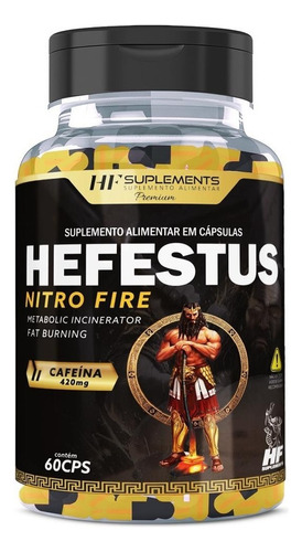 Hefestus Nitro Fire 420mg -60 Cáps Hf Suplements 