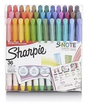 Comprar Sharpie S Note Marcadores Creativos Resaltadores 36 Colores