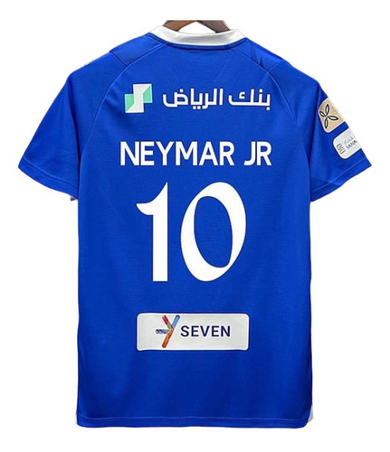 Jersey Playera Al Hilal Local V. Jugador Xl Neymar Jr 10 