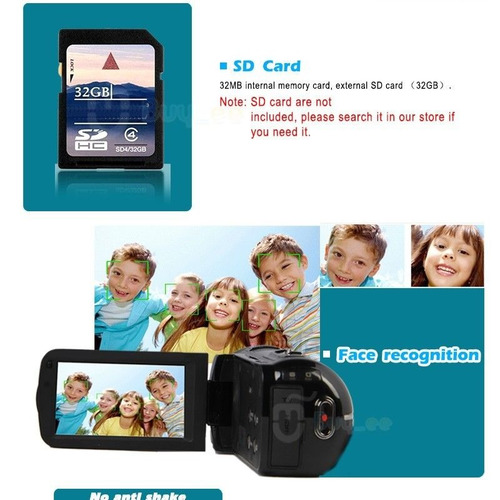 Imagen 5 de 6 de Buyee 24mp 3.0 Lcd Con Pantalla Táctil Digital Videocámara