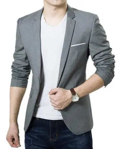 Chaqueta Tipo Blazer Para Hombre, Formal, De Negocios, Con S