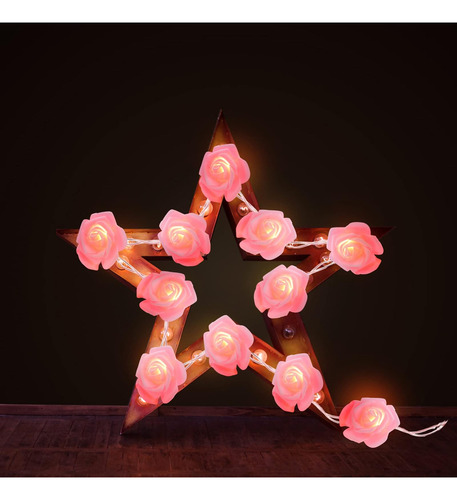 Vosarea 3 Metros Led Led Led Rose Lughtes Usb Luces De Luces