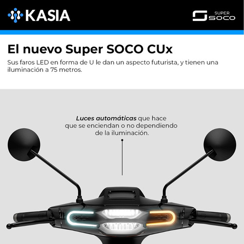 Moto Electrica Supersoco Cux Original 2788w 30ah Kasia