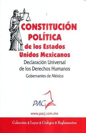 Constitucion Politica De Los Estados Unidos Mexicanos 2019
