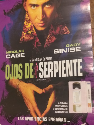 Poster Pelicula Ojos De Serpiente Nicolas Cage Gary Sinise