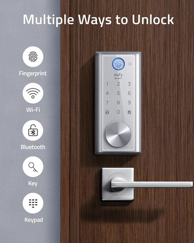 Imagen 5 de 6 de Smart Lock Touch Wifi Escaneo De Huellas Dactilares ...
