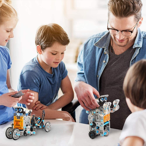 Kit De Construcción Sillbird Stem, 12 Robots En 1, X190 Pzs