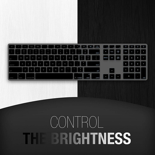 Imagen 7 de 7 de Teclado Inalámbrico Aluminio Retroiluminado / Matias /apple