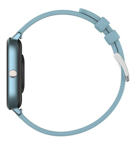 Imagen 3 de 4 de Smartwatch Colmi P8 1.4 Caja De Aleación Azul Silicona Ade