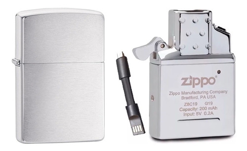 Encendedor Zippo Usb Recargable Original Garantia 29057