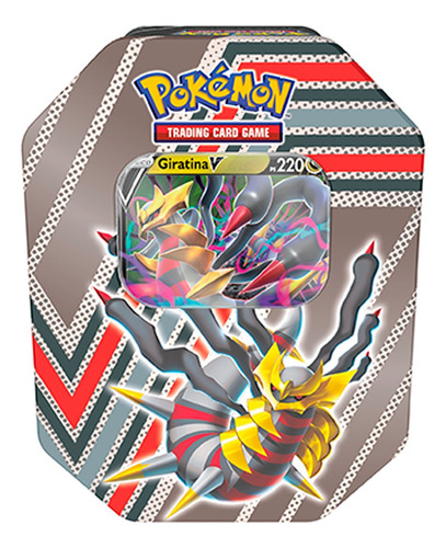 Lata Pokémon Giratina V Potencial Oculto Copag Carta Tcg