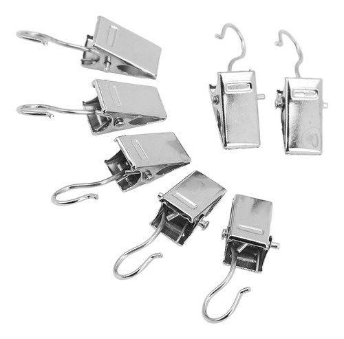 Cortina Con Clips Para Fotos, 100 Unidades, Metal De Primera