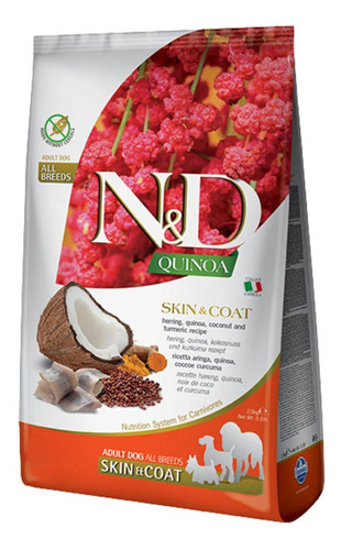 N&d Quinoa Perro Adulto Skin Peixe - 2.5 Kg