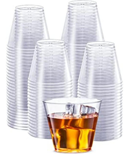 Vasos Y Vasos De Plástico Duro Transparente 5 Onzas Para
