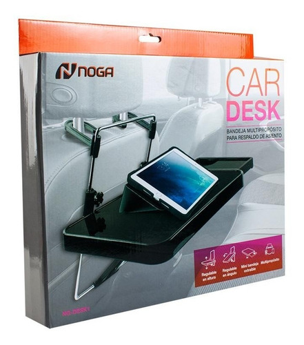 Bandeja Multiuso Plegable Para Respaldo Asiento De Auto D1