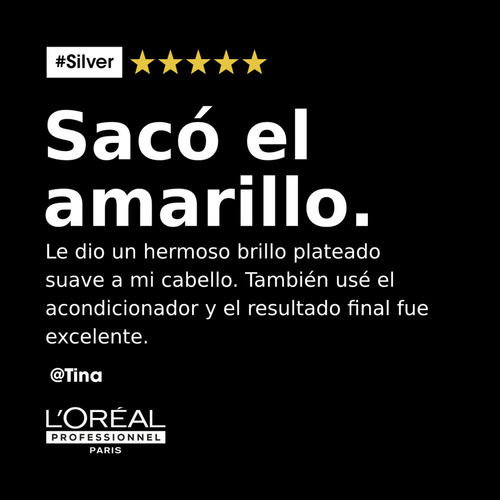 Imagen 5 de 7 de Shampoo Matizador Silver 300ml L'oréal Professionnel