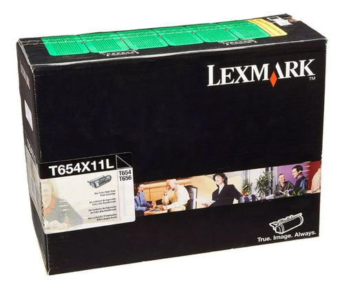 Toner Lexmark T654x11l Negro Original Impresora T654 T656