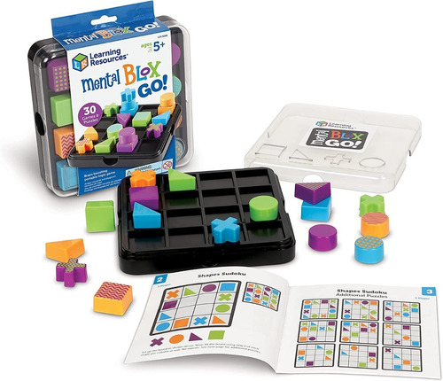 Learning Resources Mental Blox Go!, Stem, 30 Juegos Y Rompec