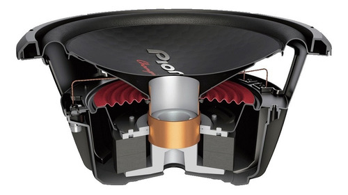 Subwoofer Pioneer 12 Ts-w312s4 1 Bobina 4 Ohms 1600w 500rms
