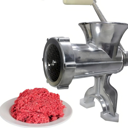 Máquina picadora manual de carne y salchichas N12 Embudo + 2 discos N/A
