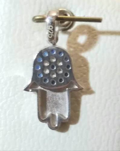 Mano Fatima Ojo Turco 1,5cm Protección Envidia Y Abundancia