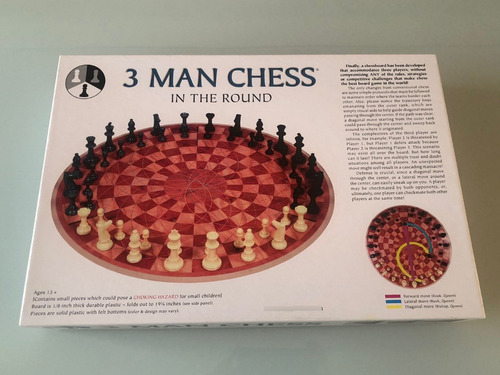 Juego De Ajedrez 3 Man Chess In The Round