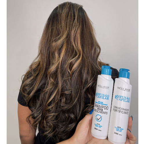 Kit P/ Crescimento Difusão Capilar + Tônico Milagroso Tróia