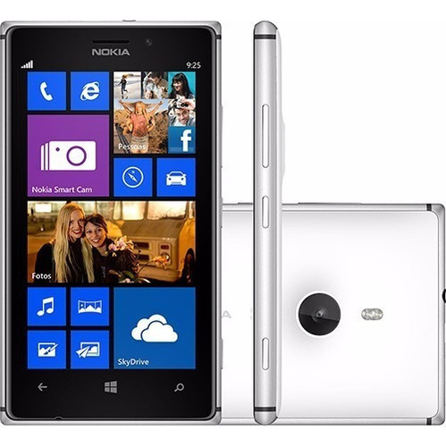 Smartphone Nokia Lumia 925 Branco 8mp (de Vitrine