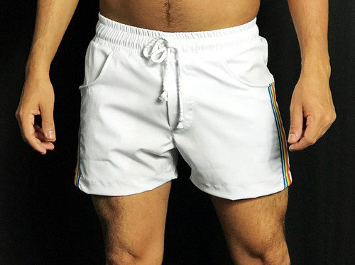 Shorts Masculino Pride Branco