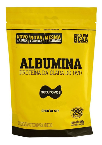 Albumina Refil - Chocolate 500g - Naturovos